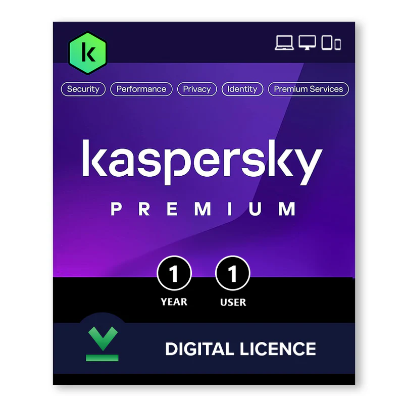 Kaspersky Premium | 1 Jahr | 1PC - Digitale Lizenz