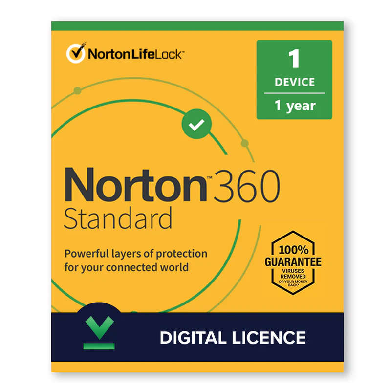 Norton 360 Standard 1 Gerät | 1 Jahr - Digitale Lizenz